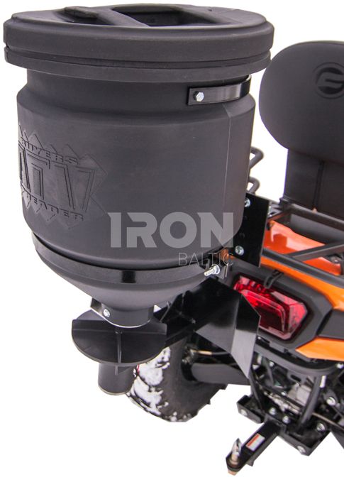 Universal spreader 57L: rack and 2" receiver fitment