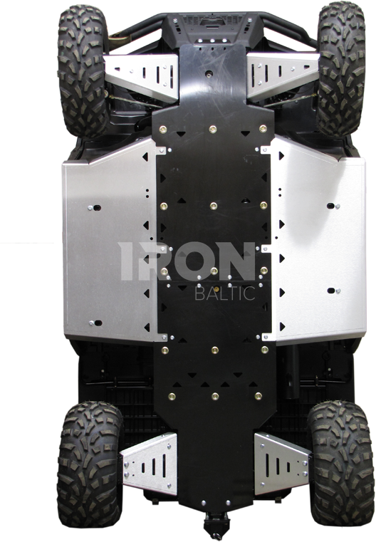 Skid plate full set (plastic): Polaris Ranger 900 Diesel: Polaris Ranger 800 HO