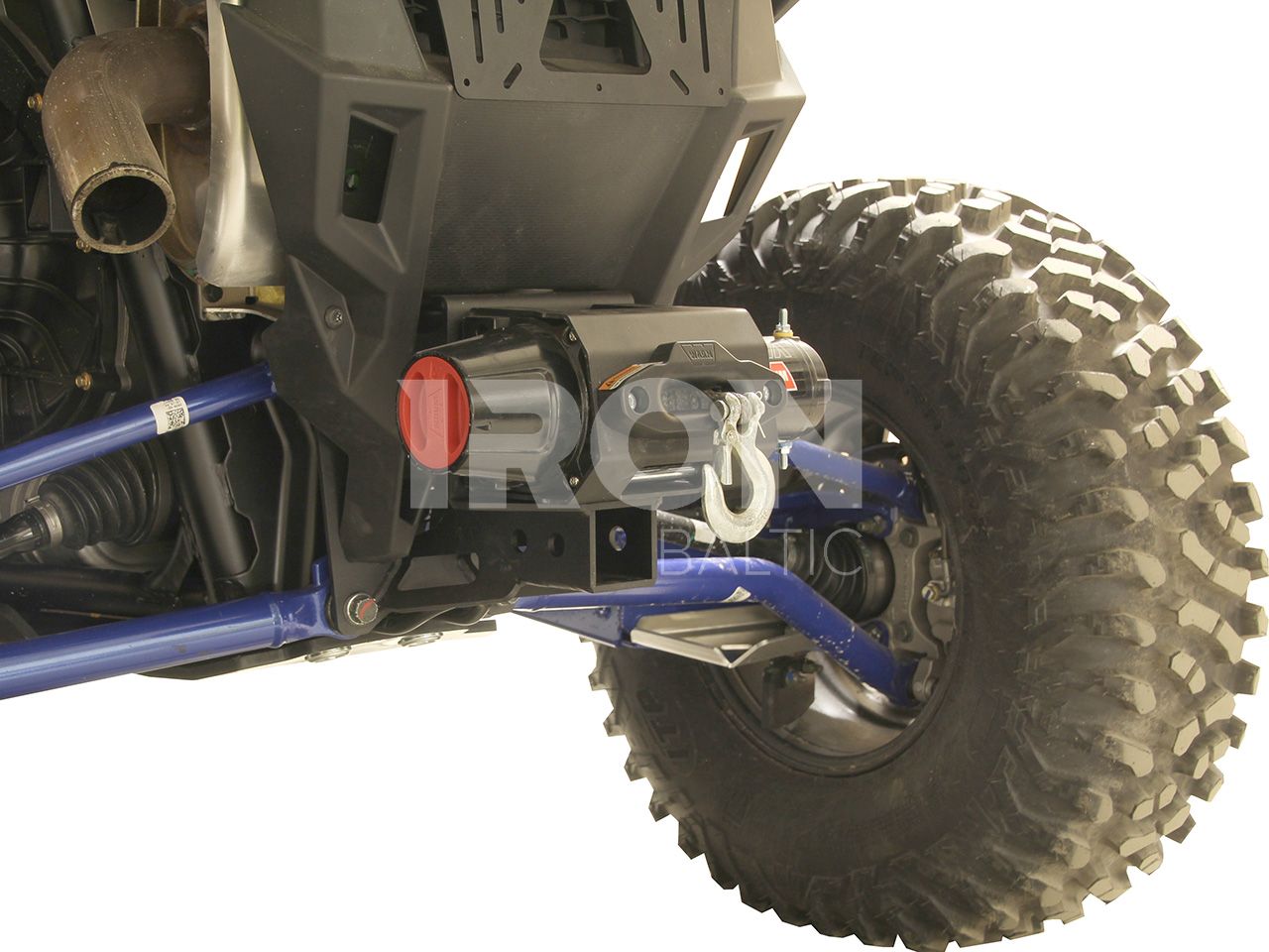 Rear winch mounting kit: Polaris RZR PRO XP