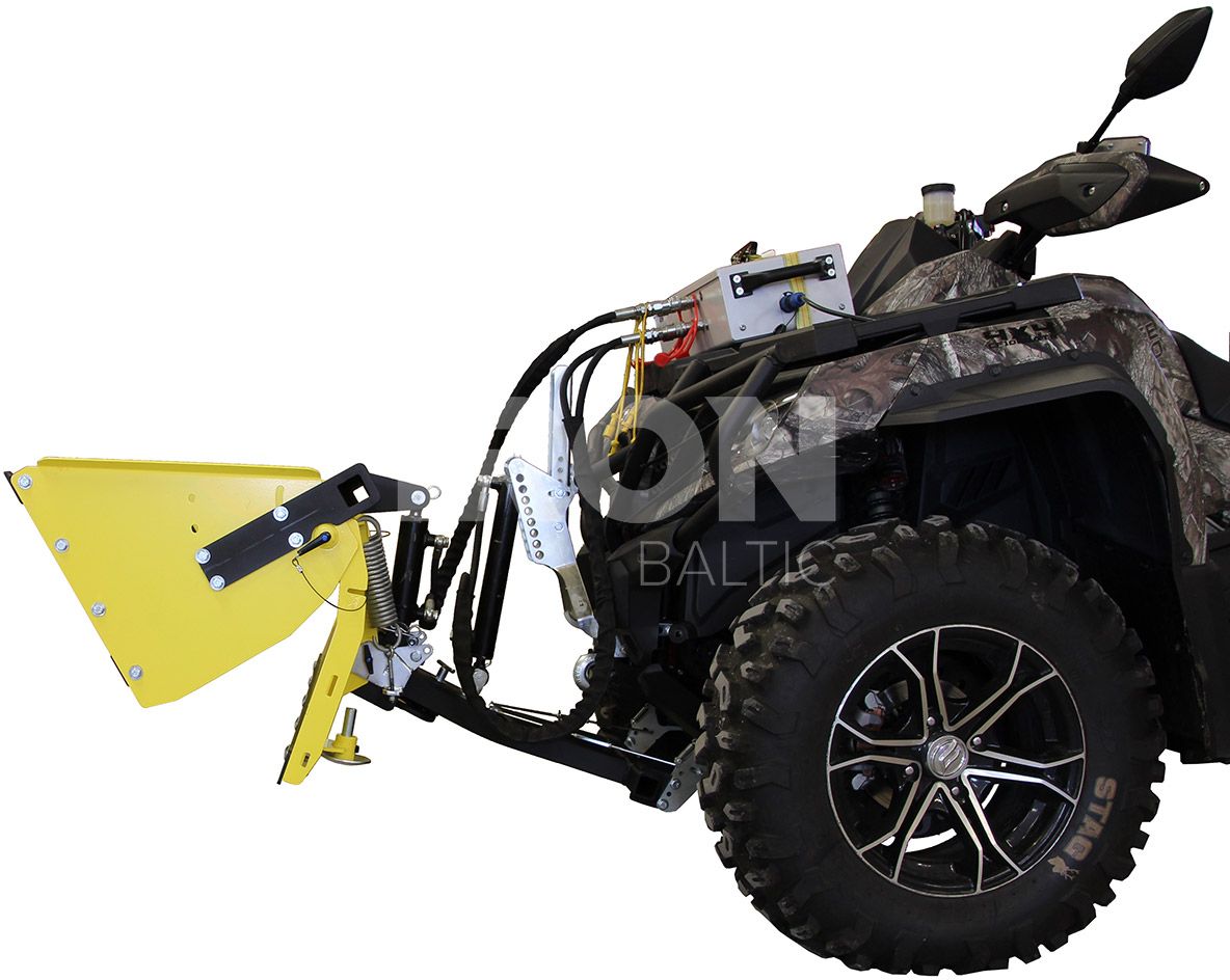 2-in-1 Modular Plow Bucket: with hydraulic dump