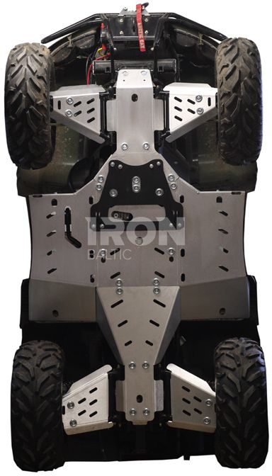 Skid plate full set (aluminium): Arctic Cat TRV 500 / 550 / 700
