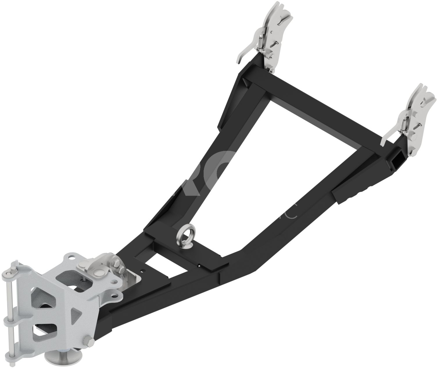 V-plow front-mount push tubes: for tracks fitted ATV: ( regular mount )