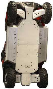Skid plate full set (aluminium): Polaris RZR 800 S