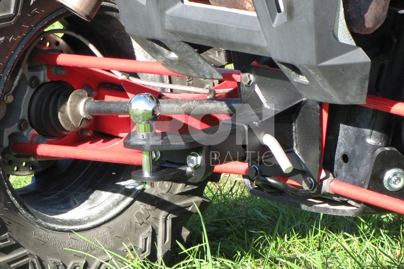Hitch-ball mounting kit: Polaris RZR 1000