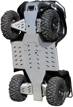 Skid plate full set (aluminium): Dinli DL 700