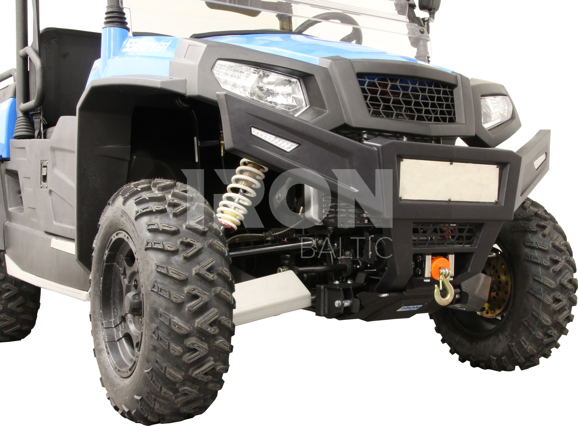 Front-mount adapter: Trapper 550 UTV: HISUN 550 UTV