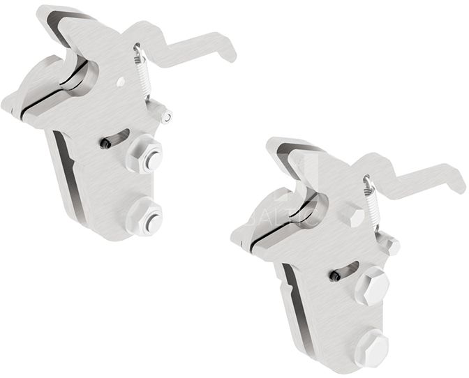 Latches, pair (UTV front mount system)