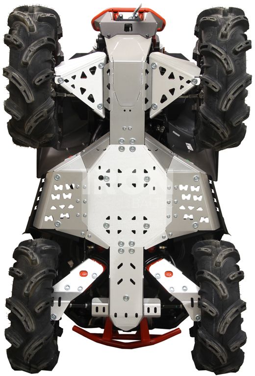 Skid plate full set (aluminium): CanAm Renegade X MR: (2017-2018)