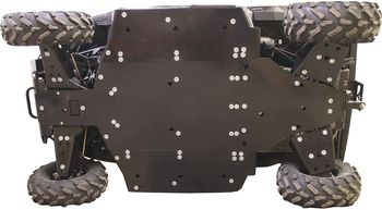 Skid plate full set (plastic): Polaris Ranger 1000 EPS (2021+): Polaris Ranger 1000 XP (2021+)