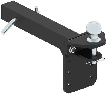 Adjustable rear hitch ball & extender (2" receiver)