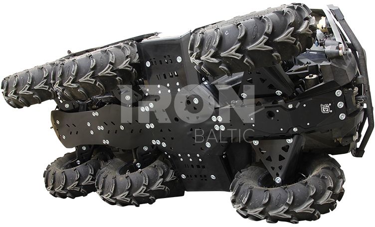 Skid plate full set (plastic): CanAm G2 Outlander 6x6: (2013-2016)