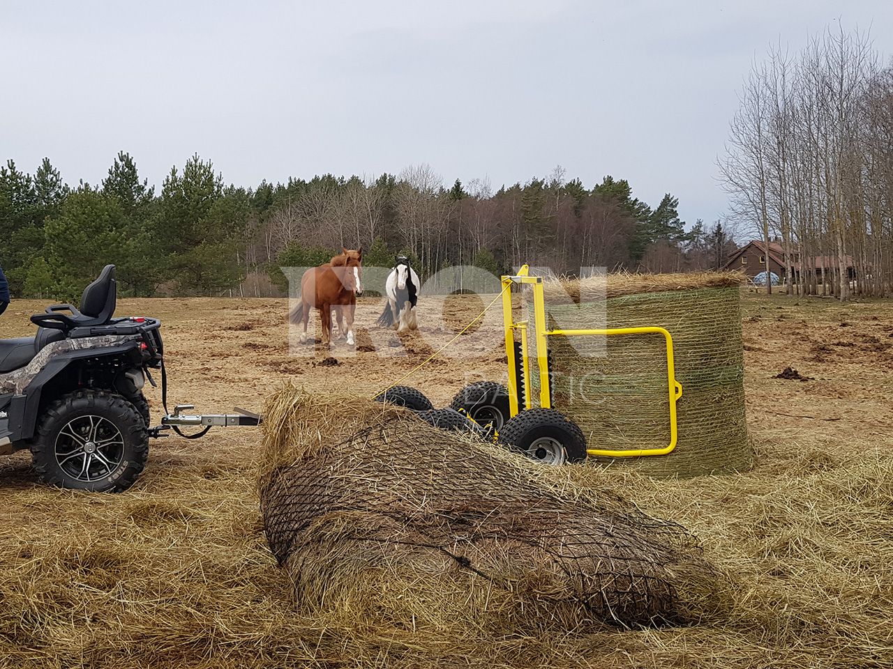 Silo & Hay bale trailer