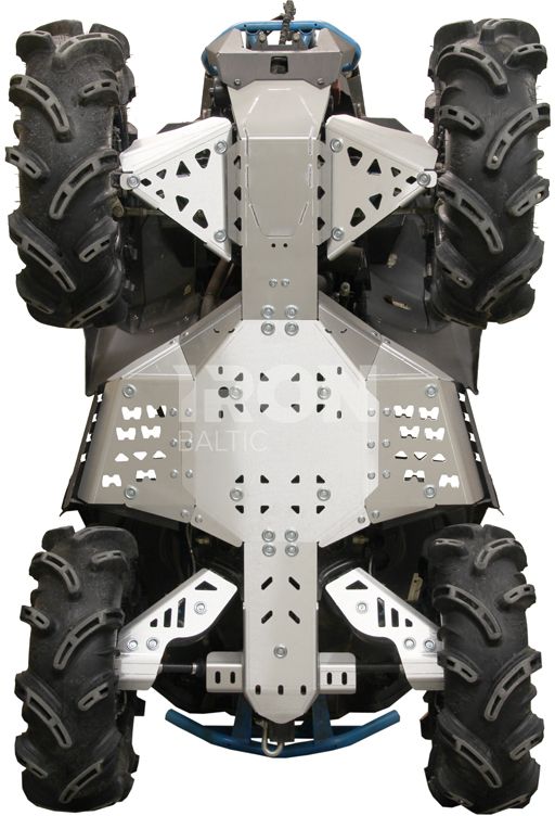 Skid plate full set (aluminium): CanAm Renegade X MR: (-2016)