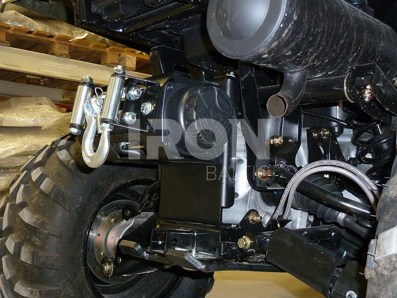 Rear winch mounting kit: Polaris Sportsman 400 / 450 / 500 (-2010)