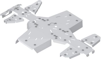 Skid plate full set (aluminium): Segway Snarler AT5 S
