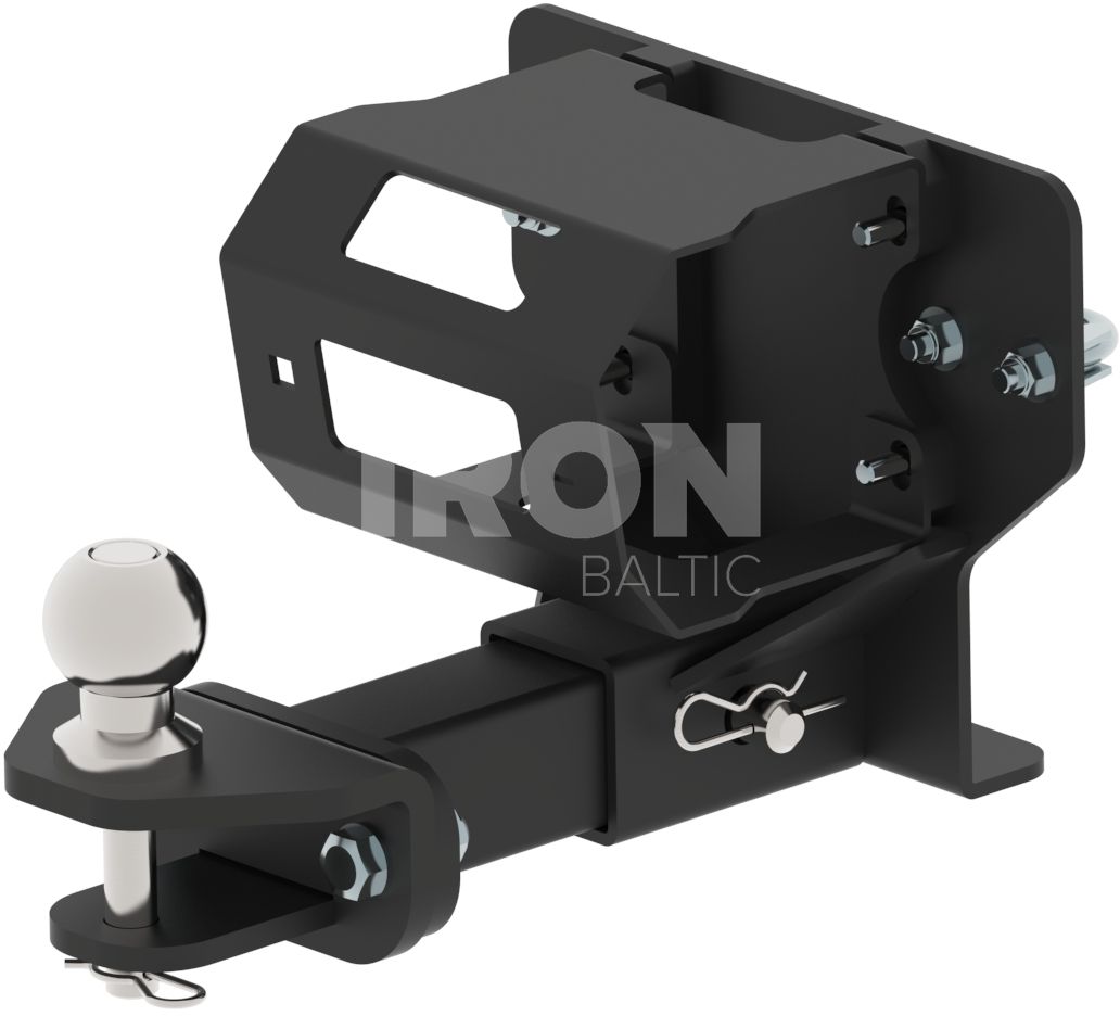Rear winch mounting kit: Yamaha Kodiak 450 (2017+)