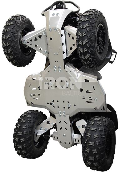 Skid plate full set (aluminium): CanAm G2 Renegade: (2017-2018)