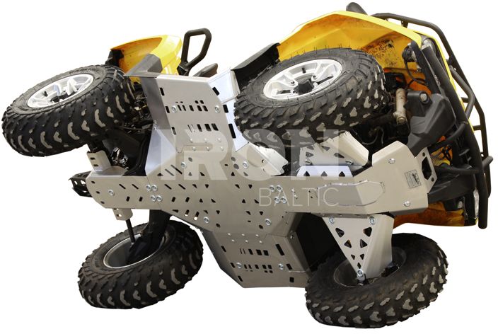 Skid plate full set (aluminium): CanAm G2 Outlander MAX: 450 / 500 / 570: Outlander L MAX