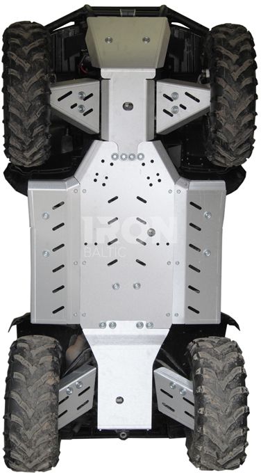 Skid plate full set (aluminium): GOES 520 MAX