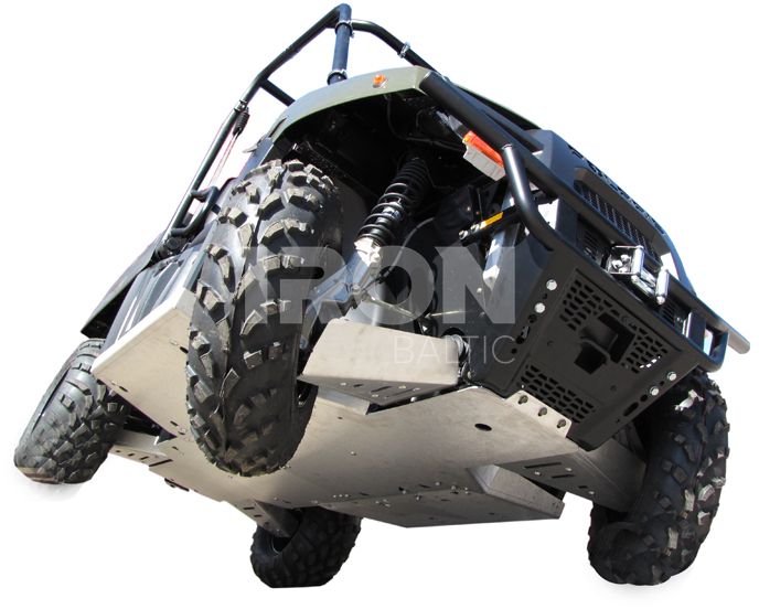 Skid plate full set (aluminium): Polaris Ranger 400 / EV