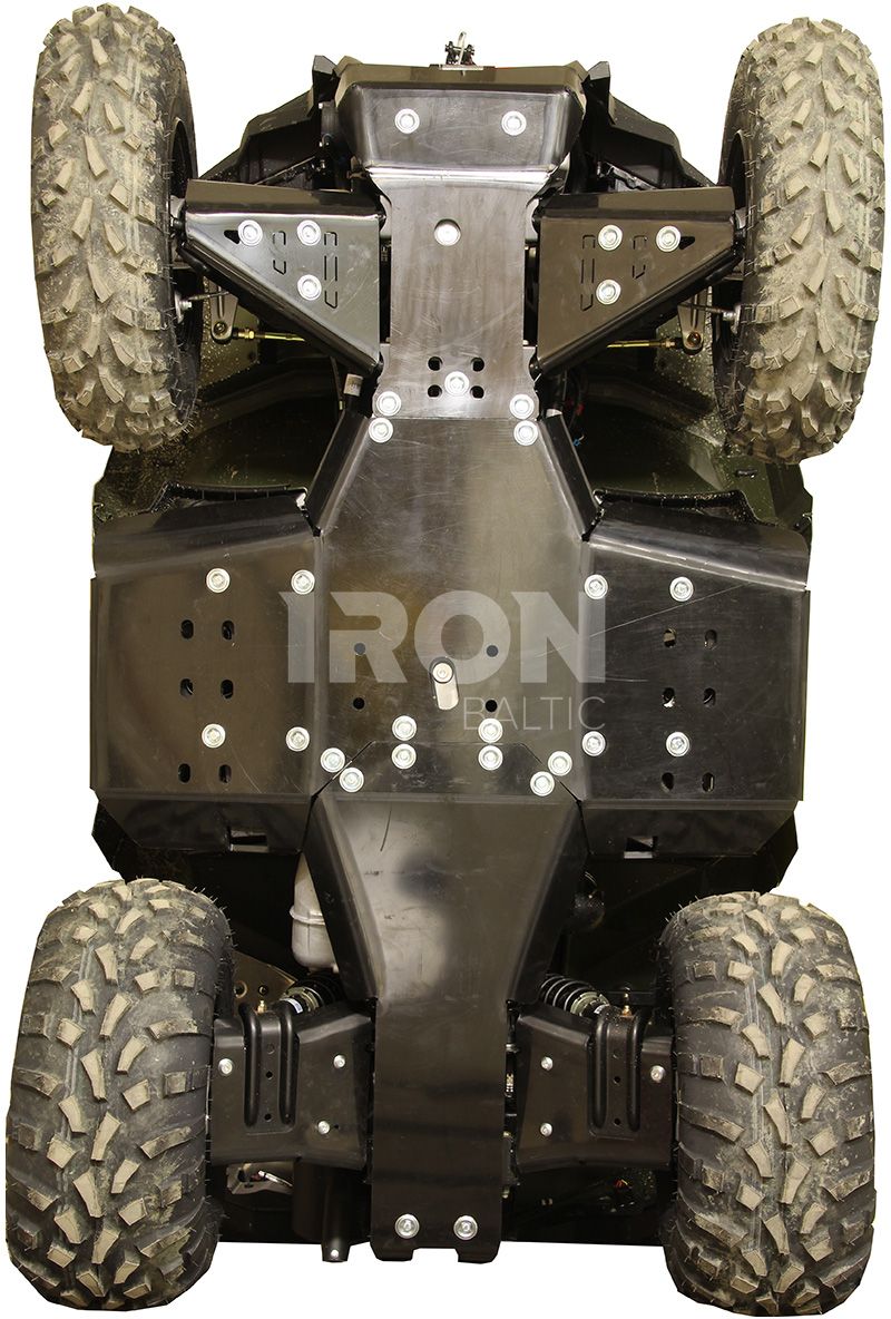 Skid plate full set (plastic): Polaris Sportsman: 570 (2021+): 450 HO (2021+)