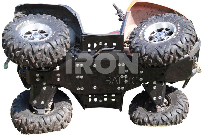 Skid plate full set (plastic): Arctic Cat 1000 XT