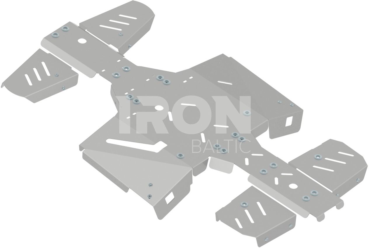 Skid plate full set (aluminium): TGB 600 Blade