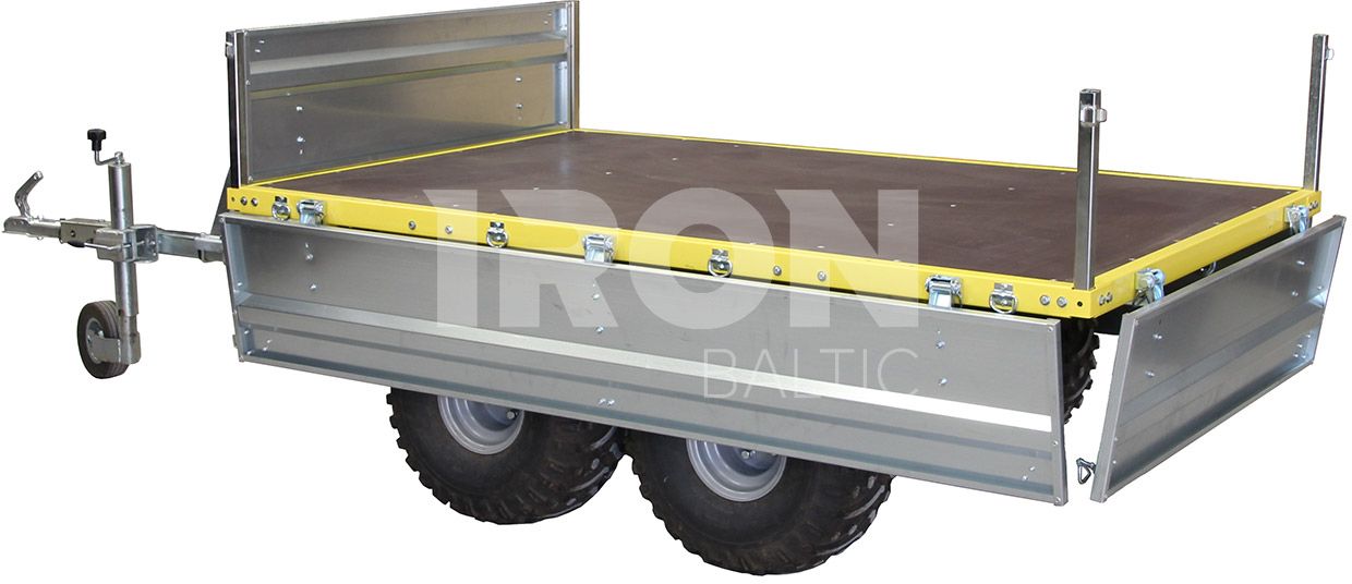 Flatbed Dump Trailer: FD-1200