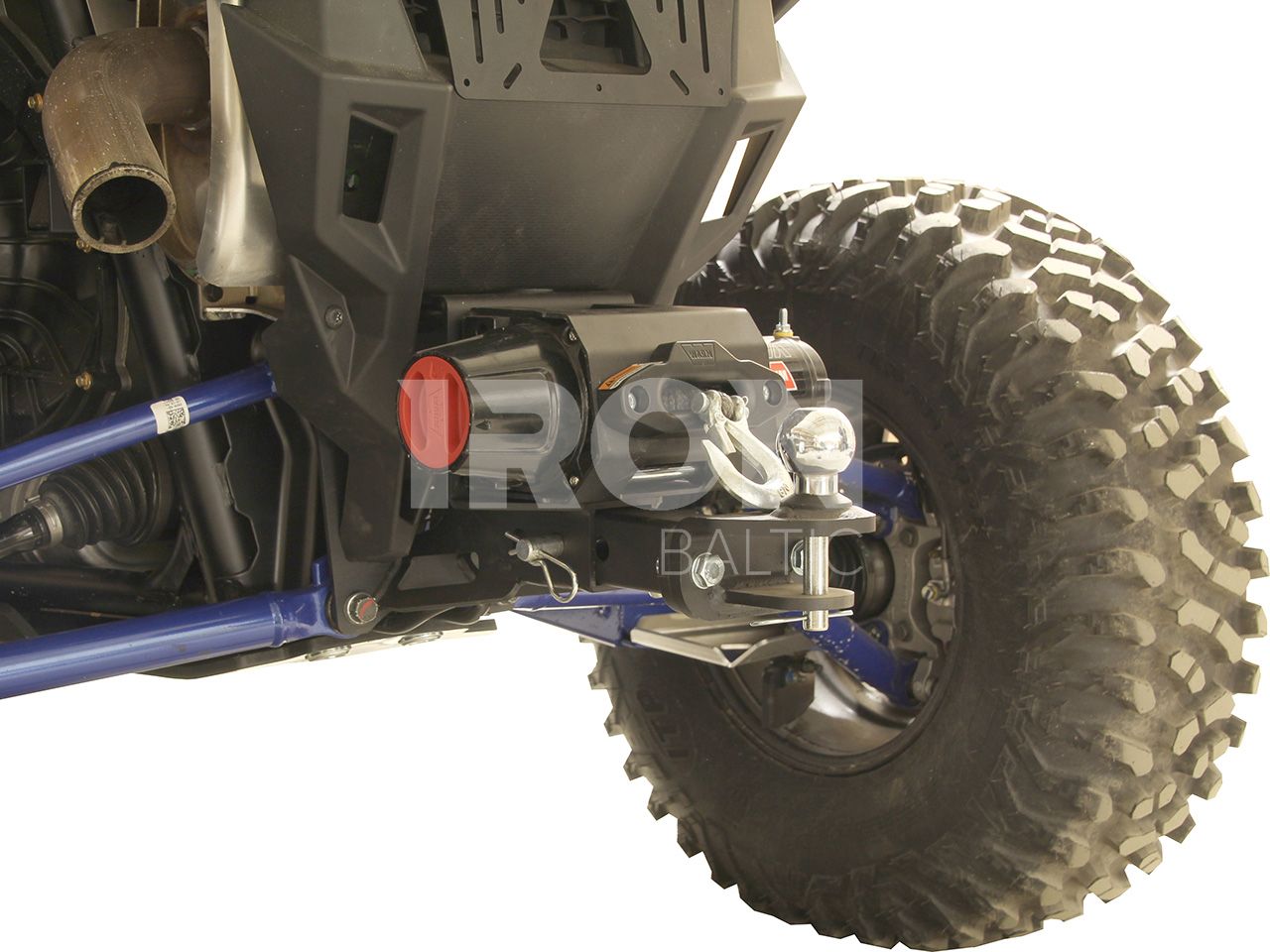 Rear winch mounting kit: Polaris RZR PRO XP