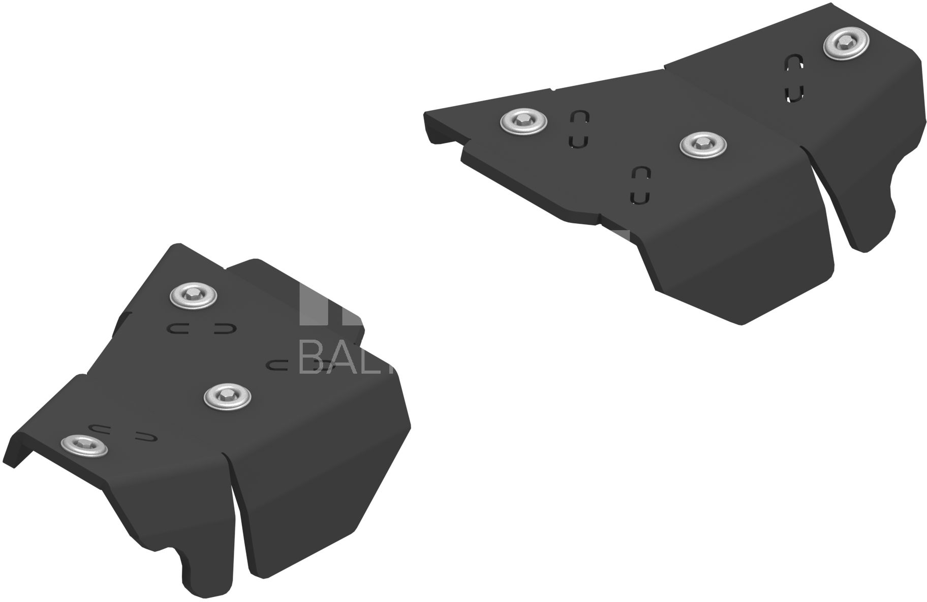 Plastic Front A-arm guards (pair): Loncin X-Wolf 1000 (2025+)