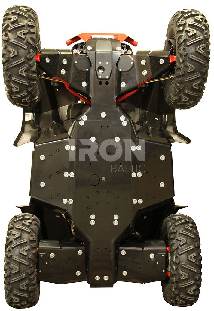 Skid plate full set (plastic): Polaris Scrambler: XP 1000 S