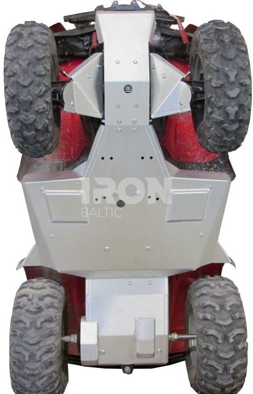 Skid plate full set (aluminium): Honda TRX 420 FE/FM (-2013)