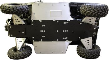 Skid plate (aluminium / plastic): Polaris Ranger 570 SP (2022+): Polaris Ranger 570 Nordic Pro (2022+)