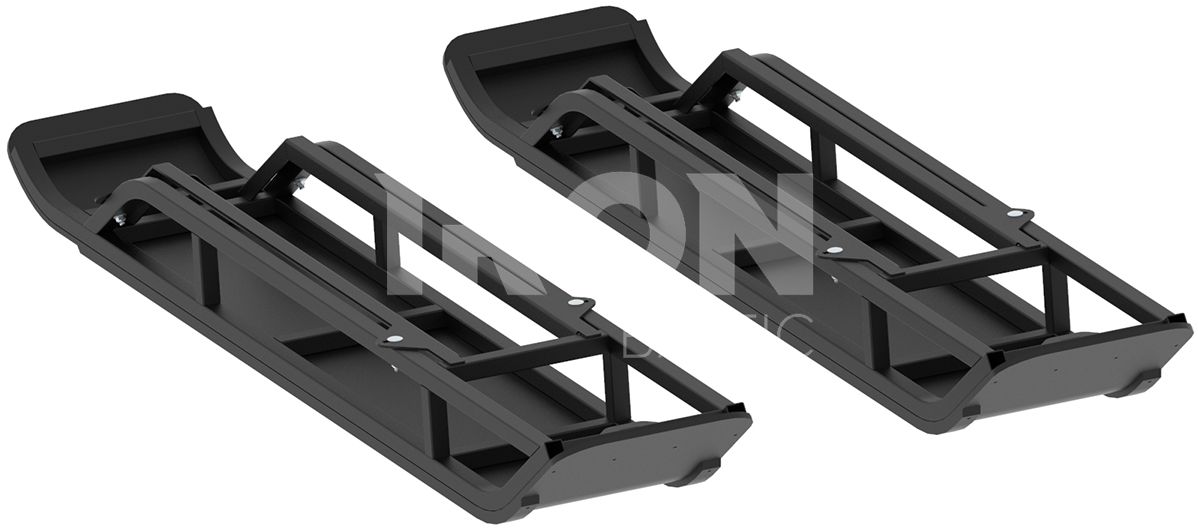 Trailer skis: ( 2 axle trailer ): adjustable width: road & offroad tyres