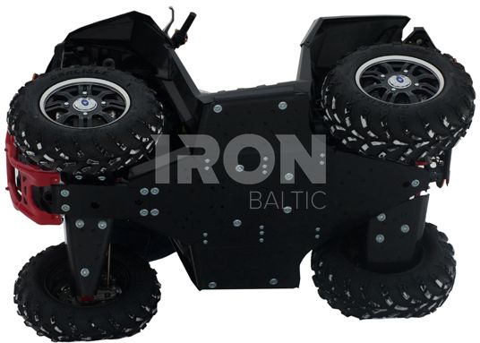 Skid plate full set (plastic): Polaris Scrambler 850 / 1000: (-2014)