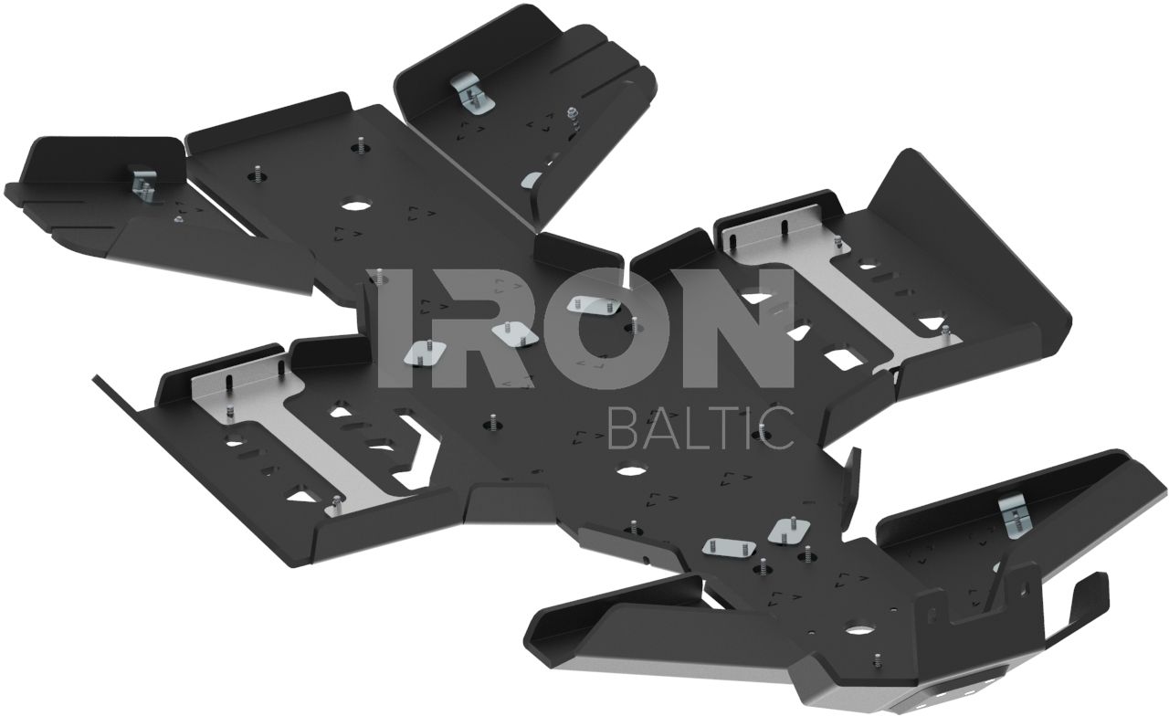 Skid plate full set (plastic): Arctic Cat Alterra 550 / 700