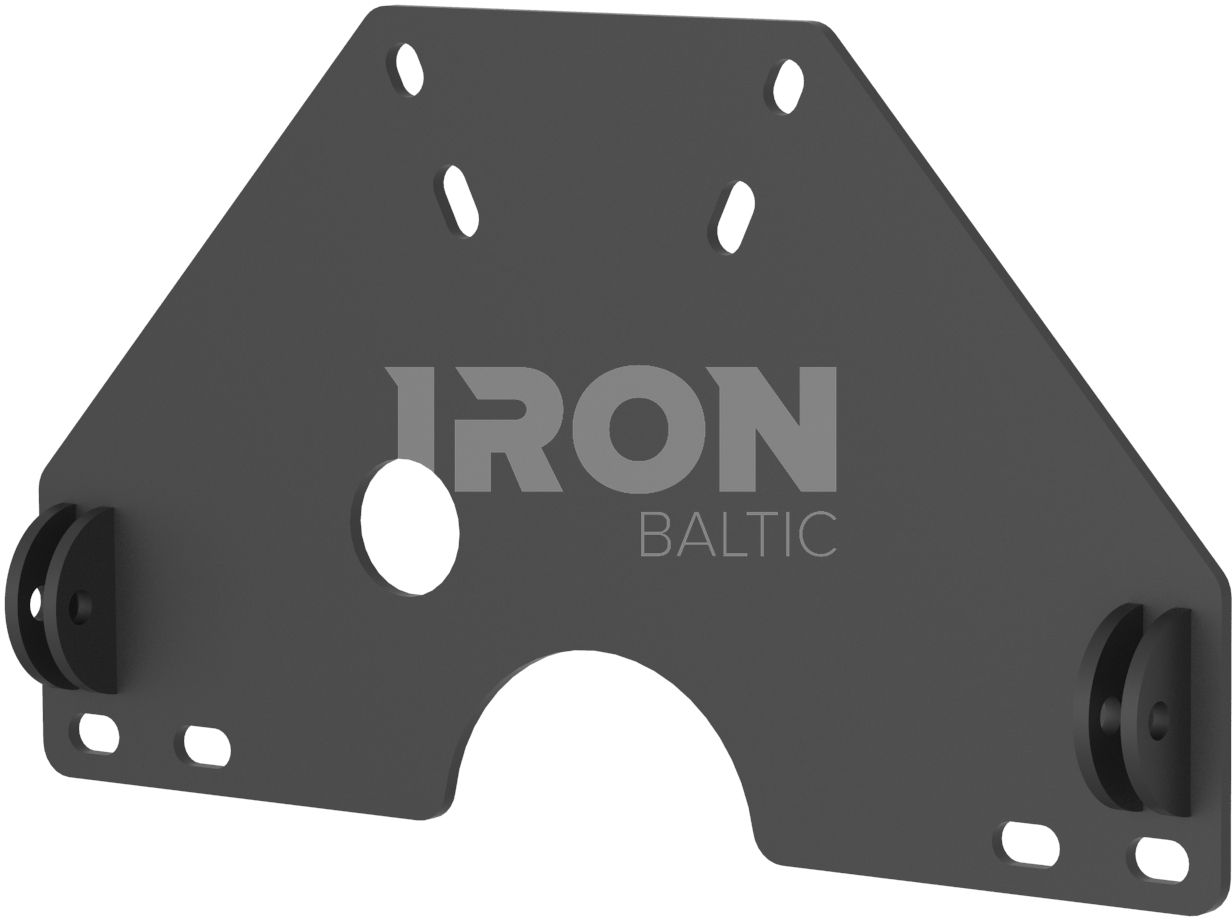 Mid-mount adapter: Honda TRX 500 FA / FE (-2011)