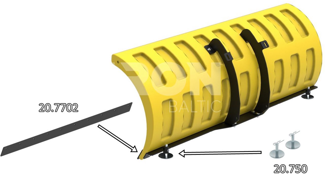 Steel blade 1520 mm / 60 in