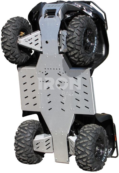 Skid plate full set (aluminium): Dinli DL 702: Dinli 600 Prime