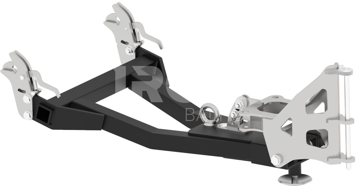 UTV Front mount quick attach push tube: V-Plow G2 1800