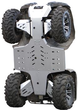 Skid plate full set (aluminium): Yamaha Grizzly 550 / 700 (-2013)