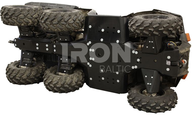 Skid plate full set (plastic): Polaris Big Boss 570: Sportsman 570 6x6
