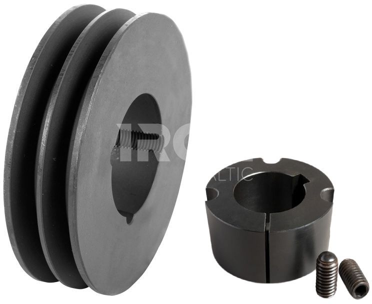 Pulley with taper lock bushing