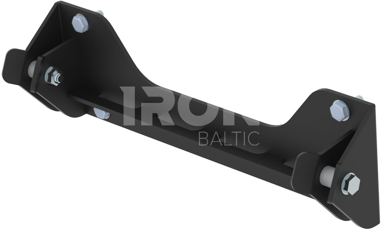 Front-mount UTV adapter: Polaris Ranger 400 / 570 / 800 / 900 / 1000