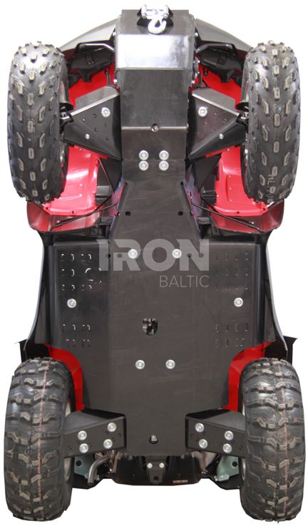 Skid plate full set (plastic): Honda TRX 650 / 680: (-2014)
