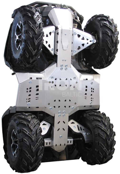 Skid plate full set (aluminium): CanAm G2 Outlander: (2012-2016)