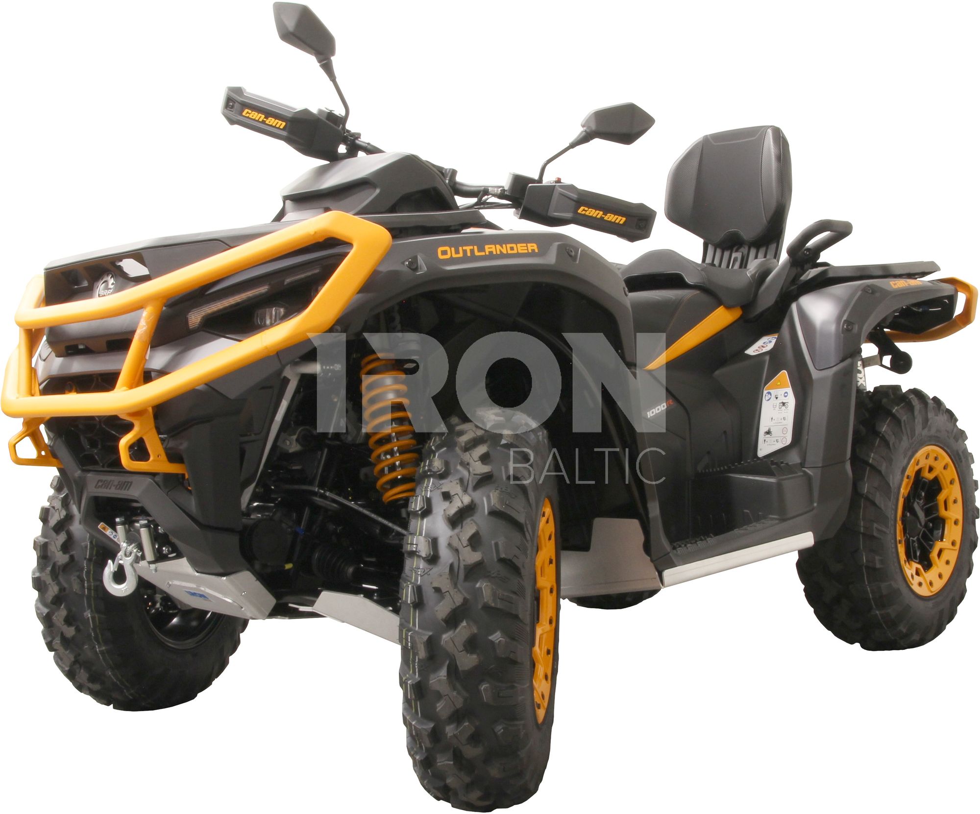 Skid plate full set (aluminium): CanAm Outlander 850/1000 MAX G3 (2025+)
