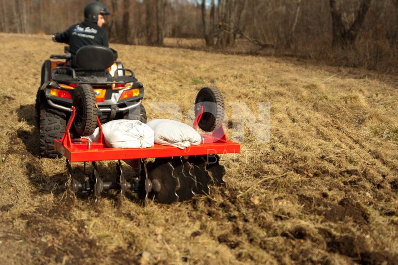 Flip over disc cultivator