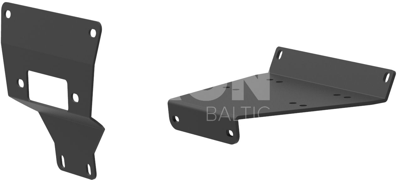 Front winch mounting kit: Polaris RZR 1000 XP: / RZR 900 S / RZR 1000 S