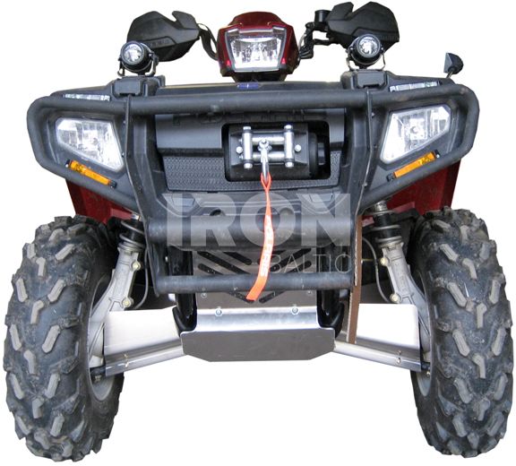 Skid plate full set (aluminium): Polaris Sportsman X2 800